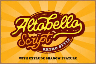 Altobello: A Retro Script Font for Editorial Design