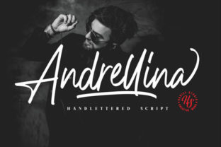 Andrellina: A Premium Script Handwritten Font for Standout Campaigns