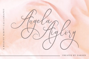 Angela Aiglory: The Premium Script Handwritten Font for Digital Branding