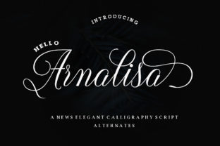 Arnalisa: The Premium Script Handwritten Font for Chic Campaigns