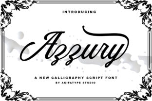 Azzury: The Vintage Script Handwritten Font for Makers