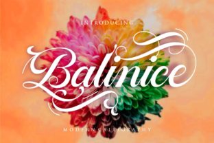 Balinice: The Bold Calligraphy Script Font for Handmade Brands