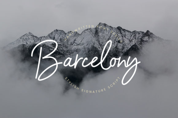 Barcelony: The Elegant Script Handwritten Font for Creative Brands