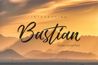 Bastian: A Handmade Script Typeface for Editorial Design