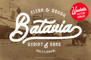 Batavia Duo: A Premium Script Handwritten Typeface for Branding