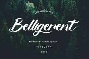 Belligerent: The Bold Script Typeface for High-Impact Campaigns