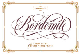 Bordemile Luxury Script Typeface for Digital Branding