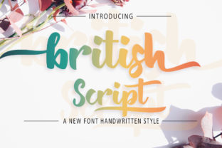 British: A Bouncy Script Handwritten Font for Creative Crafts