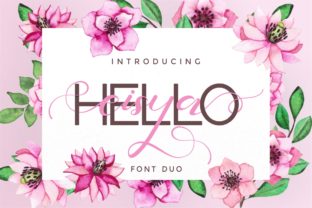 Hello Eisya Duo: A Modern Typeface for Editorial Design