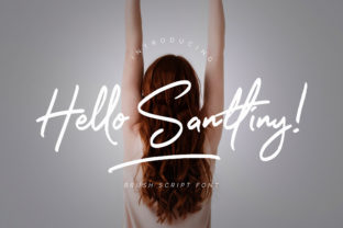Hello Santtiny: A Premium Script Handwritten Font for Bold Branding