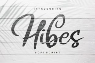 Hibes: A Radiant Script Handwritten Typeface for Editorial Design