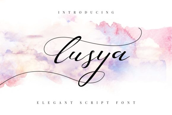 Lusya: The Elegant Calligraphy Script for Modern Branding