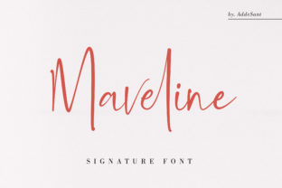 Maveline: The Messy Script Handwritten Font for Crafters
