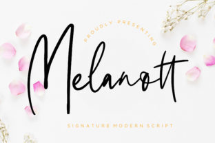 Melanott: The Ultimate Script Handwritten Font for Modern Design
