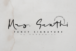 Mrs. Santhi: The Sweet Script Handwritten Font for Brand Identity