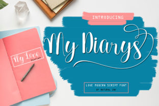 My Diarys: The Modern Calligraphy Script for Scroll-Stopping Design