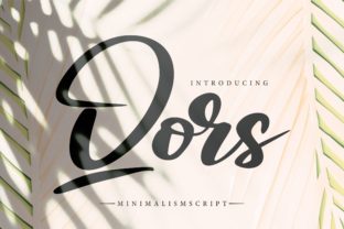 Qors: A Premium Script Handwritten Font for Standout Campaigns