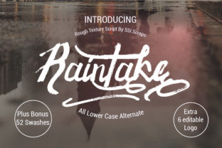 Raintake: The Brave Script Handwritten Font for Bold Branding