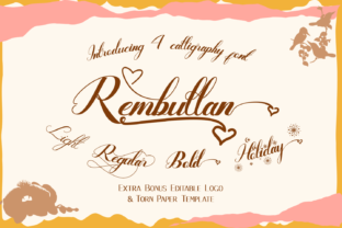 Rembullan: The Premium Script Handwritten Font for Standout Brands