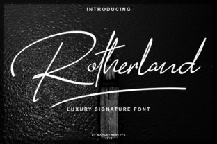 Rotherland: The Luxury Script Typeface for Modern Branding