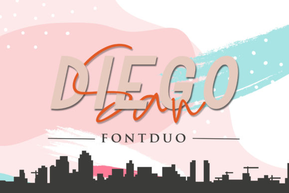 San Diego Duo: The Ultimate Script Handwritten Font for Modern Design