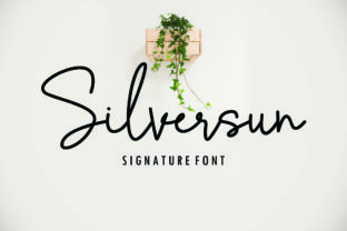Silversun: The Elegant Handwritten Signature Script for Modern Branding