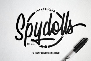 Spydolls: The Playful Script Font for Modern Editorial Design