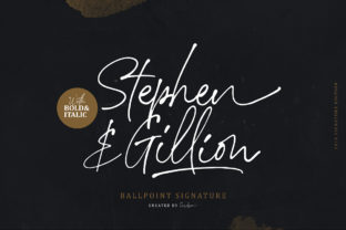 Stephen Gillion: The Perfect Script Handwritten Font for Creative Branding