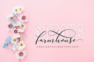 Strong Farmhouse Duo: The Perfect Font for Handmade Crafts