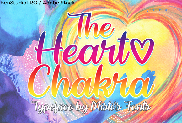 The Heart Chakra: A Soulful Typeface for Editorial Design