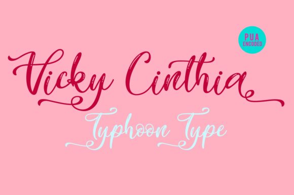 Vicky Cinthia: The Perfect Script Handwritten Font for Your Brand