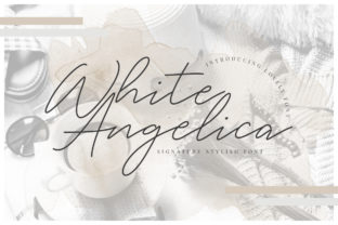 White Angelica: The Elegant Script Font for Modern Digital Brands